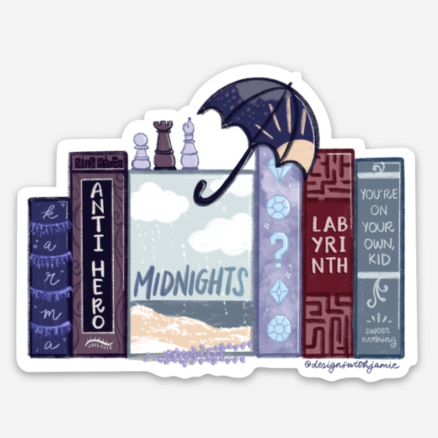 Taylor Swift Midnights Album Eras Sticker