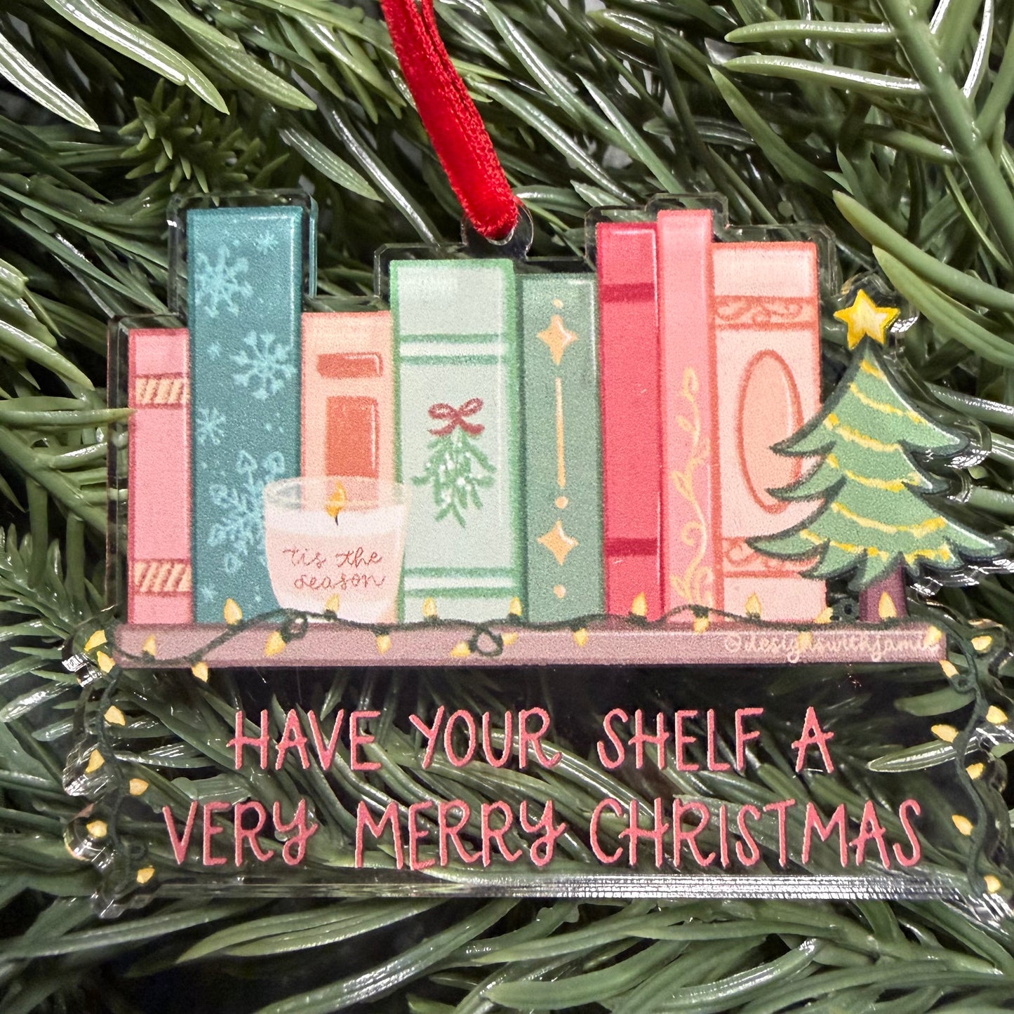 Have Your Shelf a Very Merry Christmas Ornament