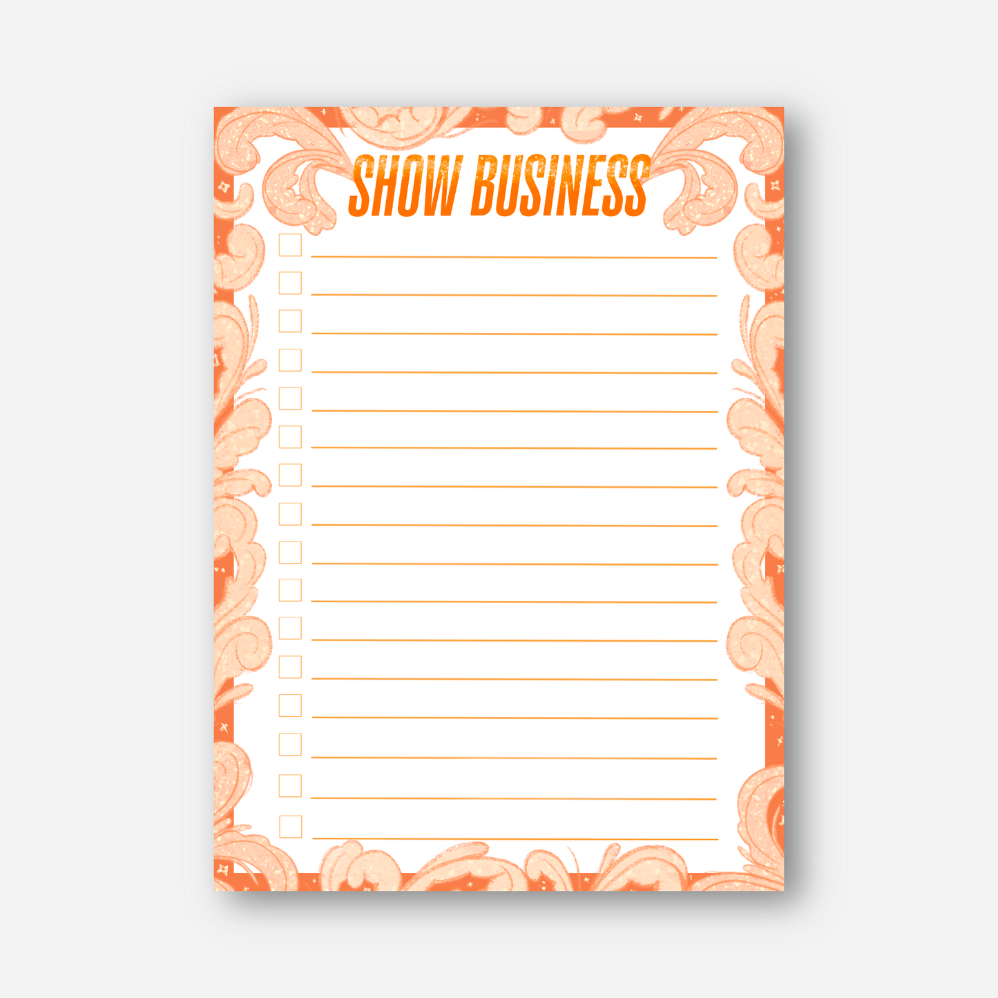 Show Business Notepad