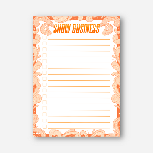 Show Business Notepad