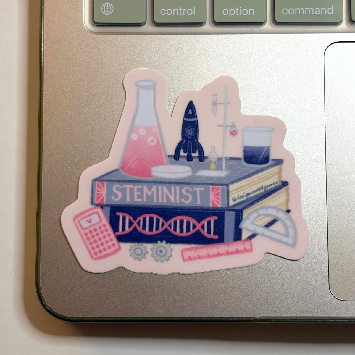 STEMinist Book Sticker