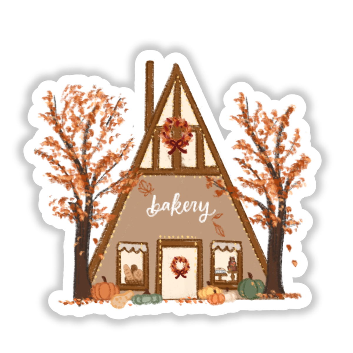 Fall Bakery Sticker