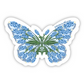 Bluebonnet Butterfly Sticker