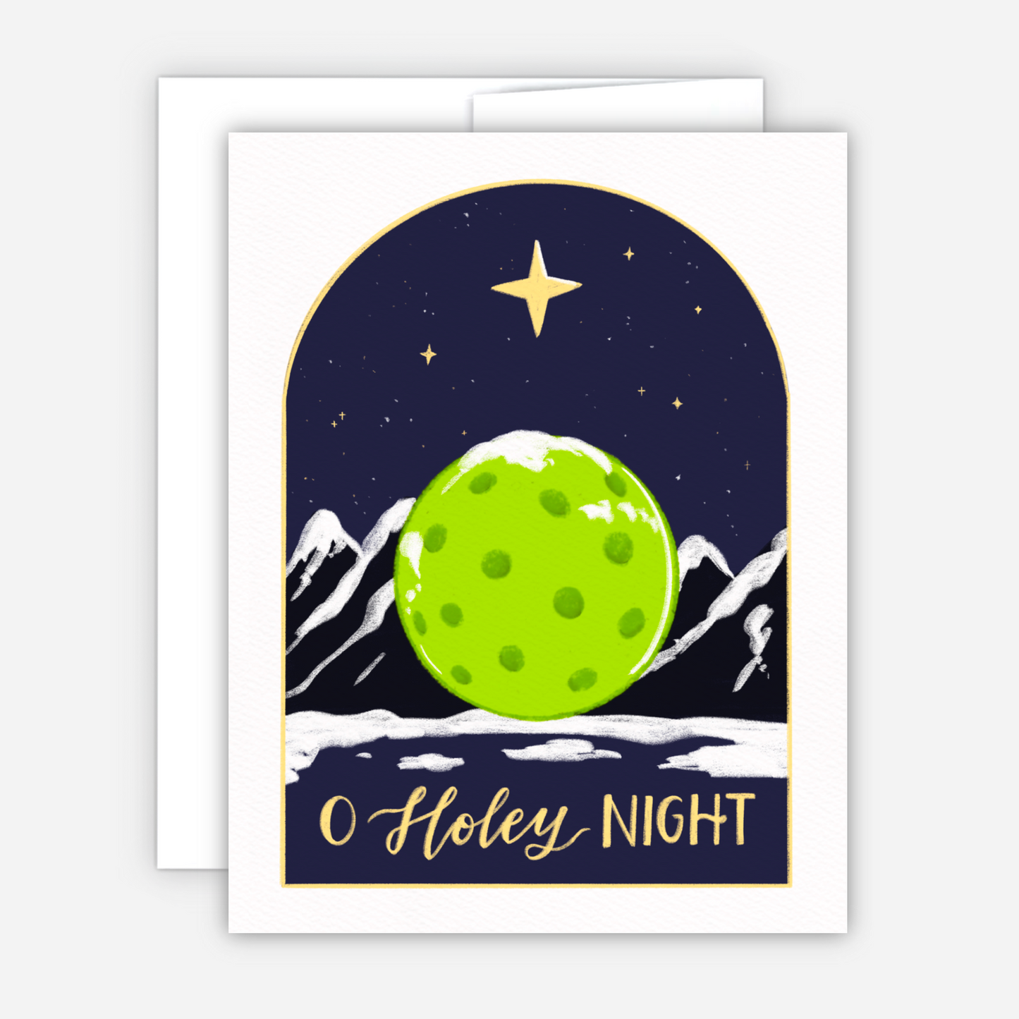 O Holey Night Christmas Card