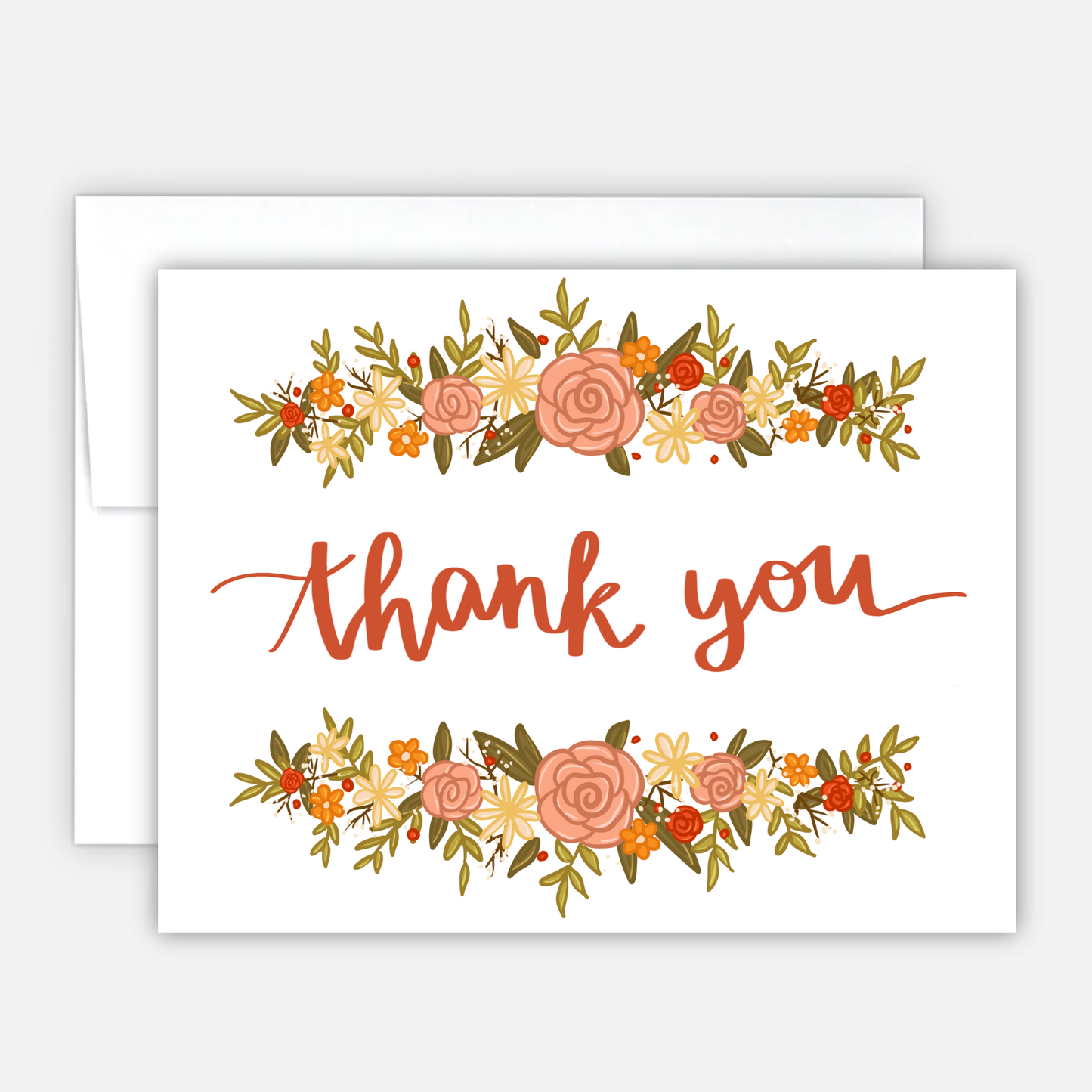 Thank You Floral Card