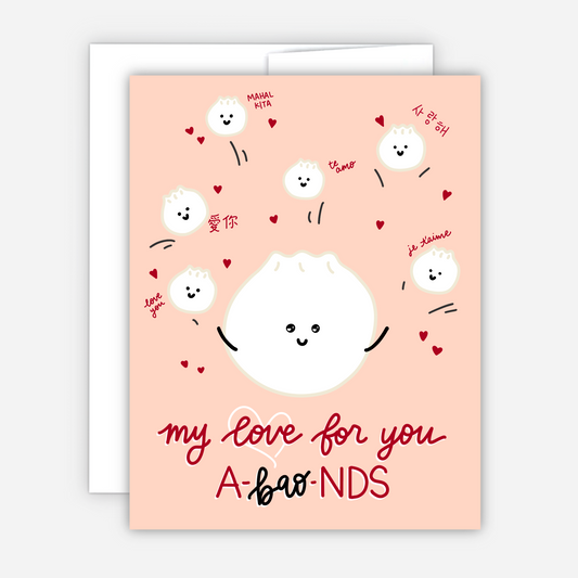 My Love for You A-BAO-nds Card