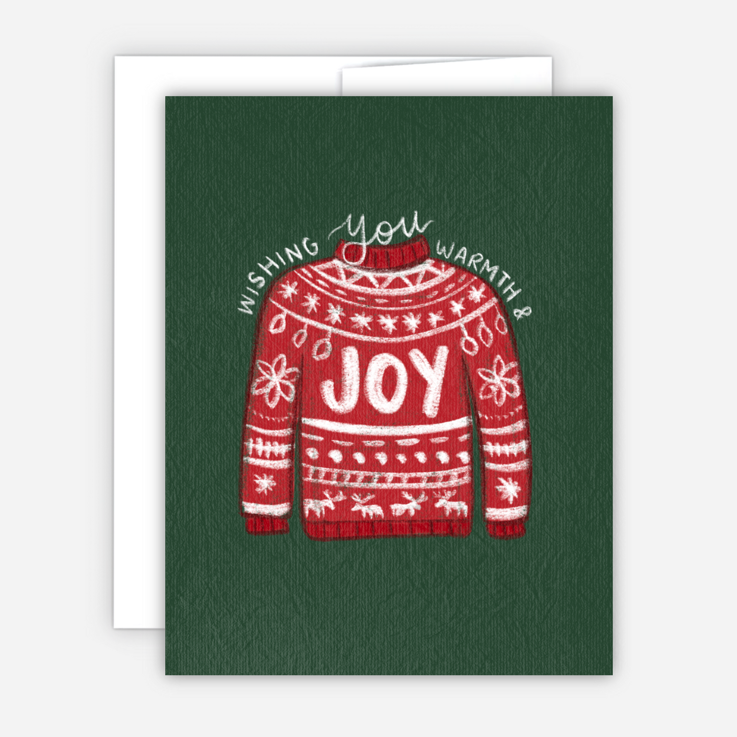 Warmth & Joy Christmas Sweater Card