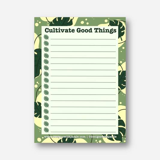 Cultivate Good Things Notepad