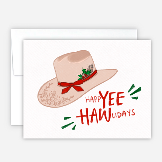 Happ YEE-HAW lidays Christmas Card