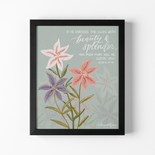 Beauty and Splendor Print