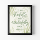 Fearfully and Wonderfully Made Print