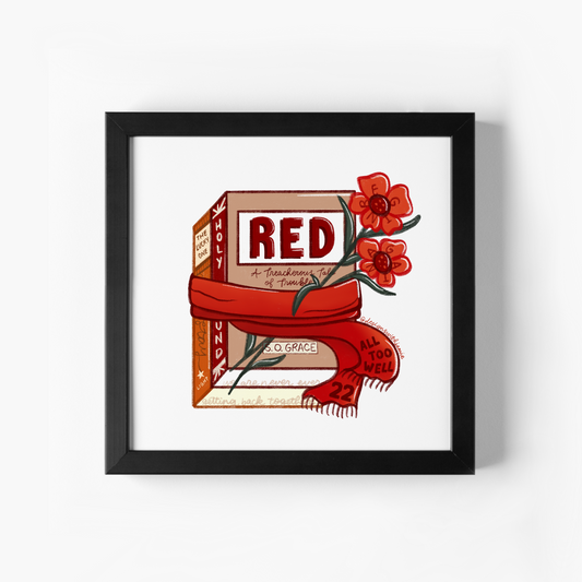 Taylor Swift Red Album Print