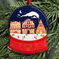 Christmas Village Snowglobe Ornament