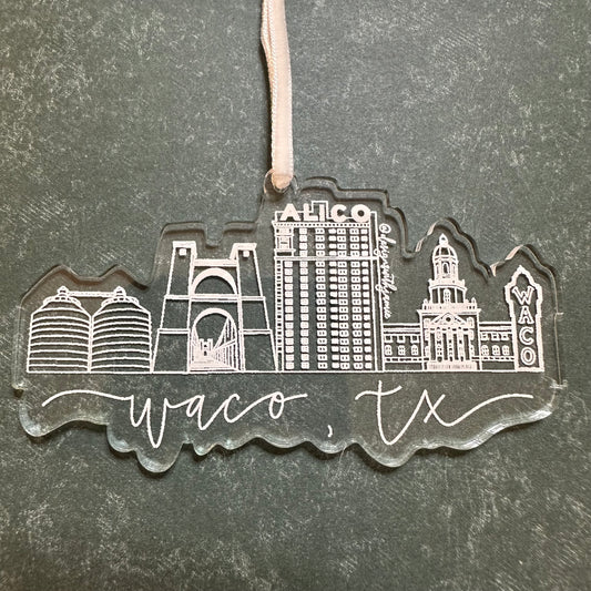 Waco Skyline Ornament