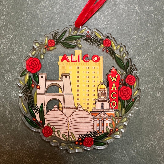 Waco Wreath Ornament