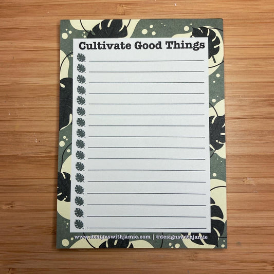 Cultivate Good Things Notepad