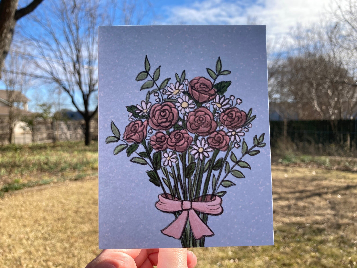 Flower Bouquet Card