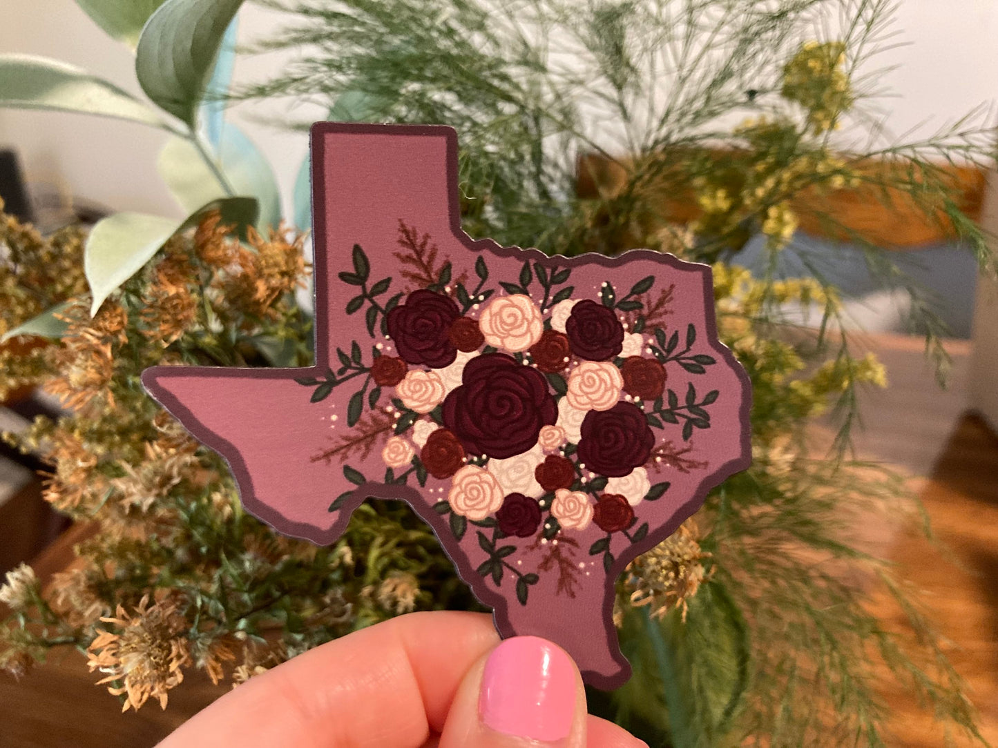 Texas Floral Magnet