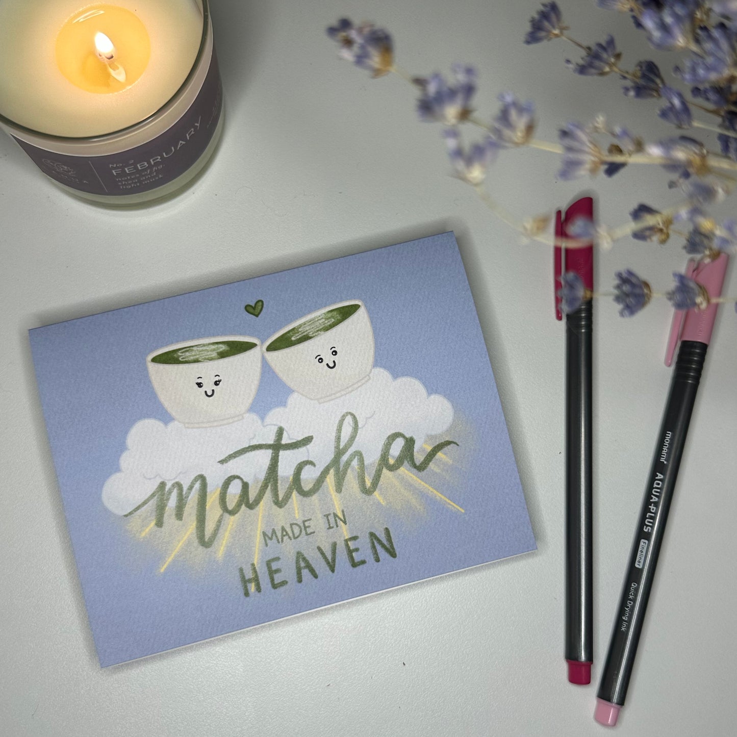 Matcha Made in Heaven Card