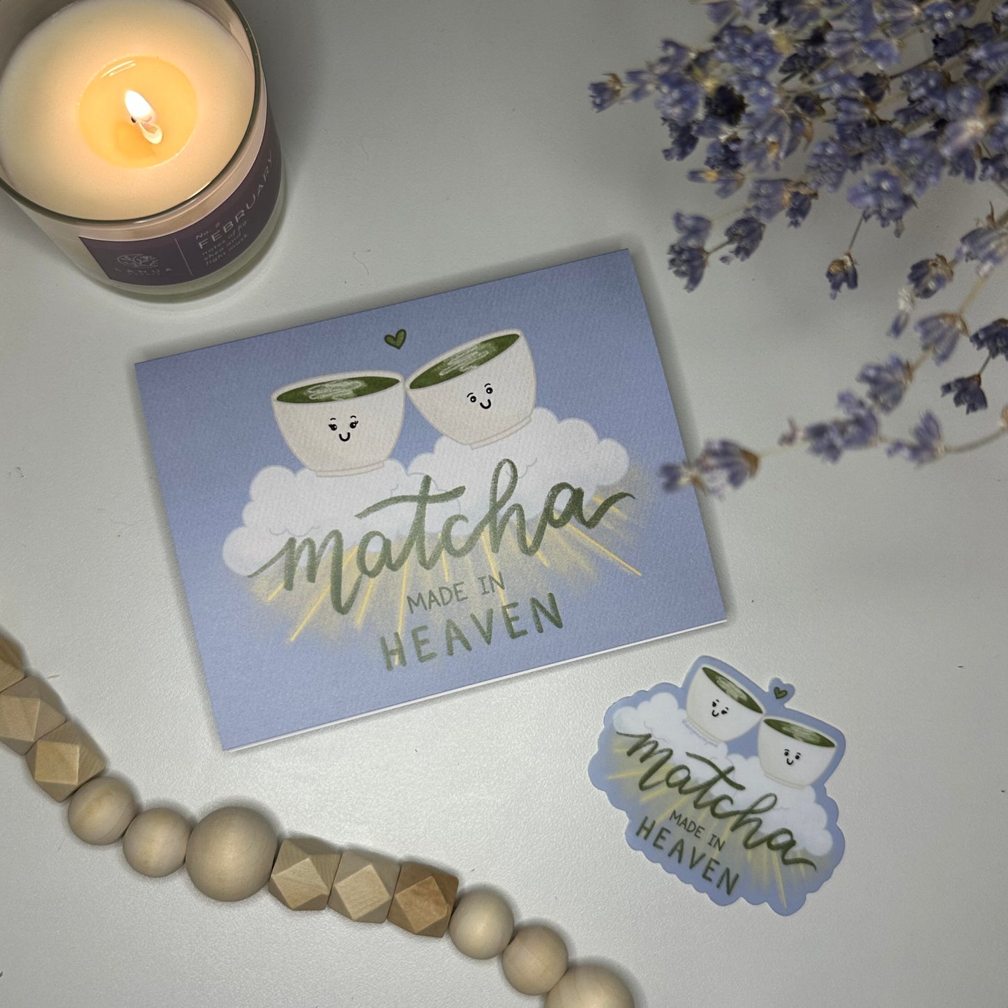 Matcha Made in Heaven Card