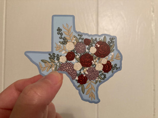 Texas Floral Sticker Light