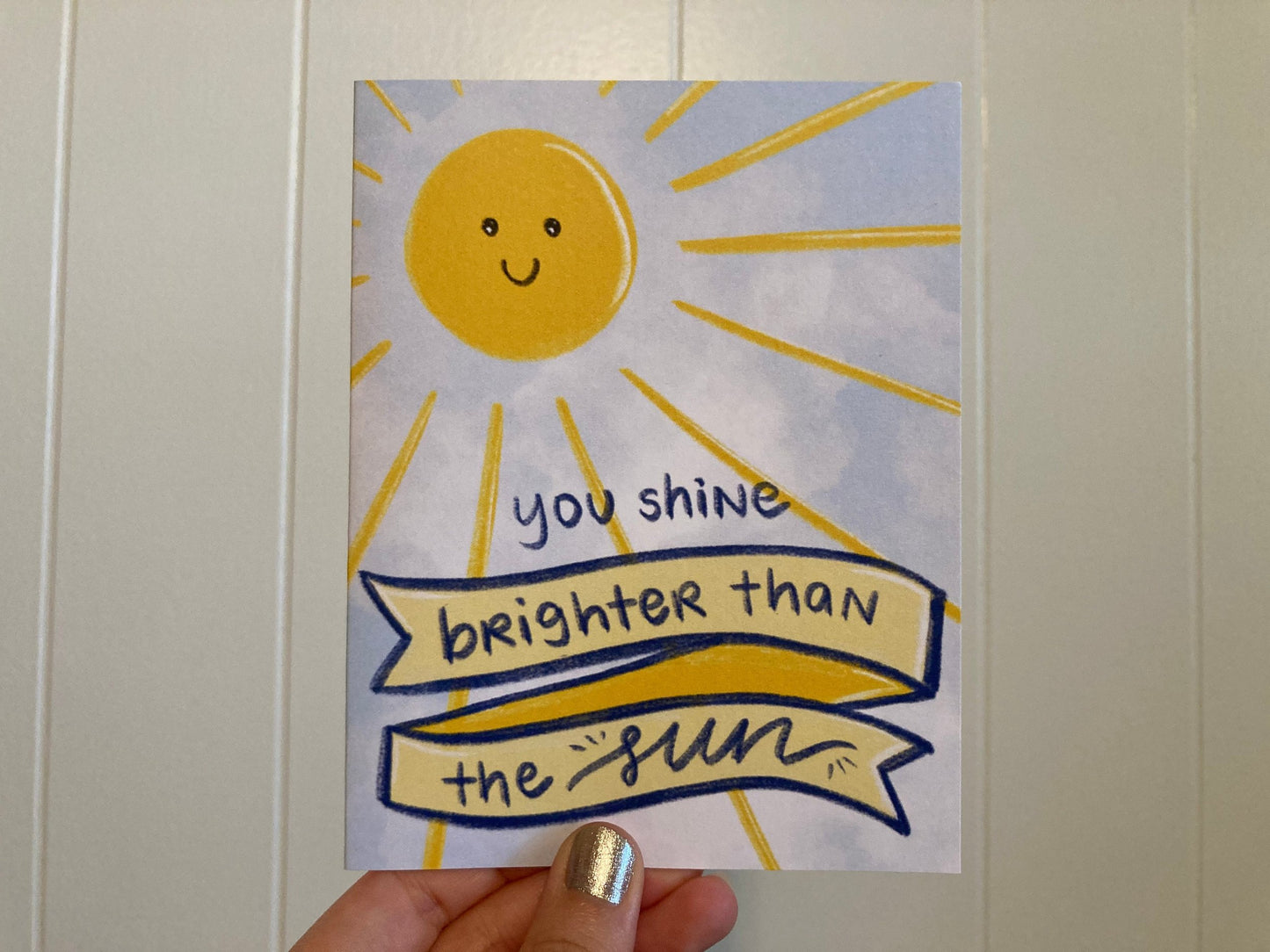 Brighter than the Sun Card