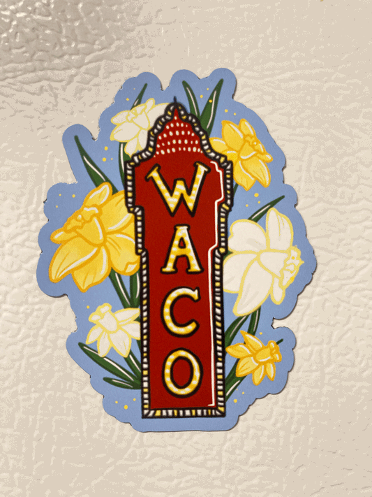 Waco Floral Magnet