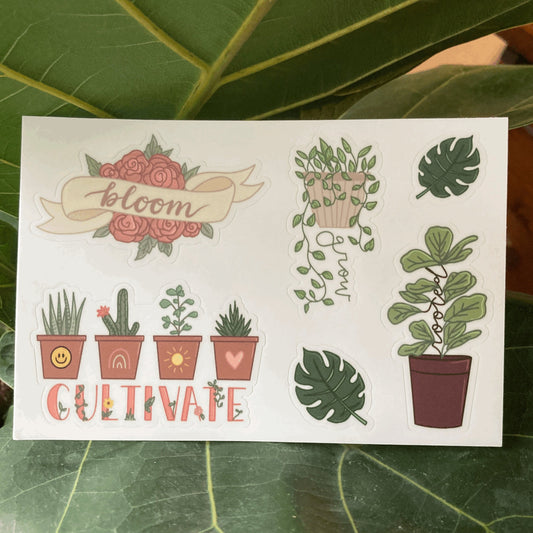 Plant Lover Sticker Sheet