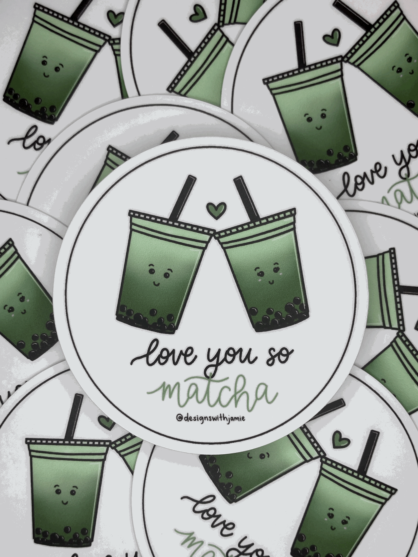 Love You so Matcha Sticker