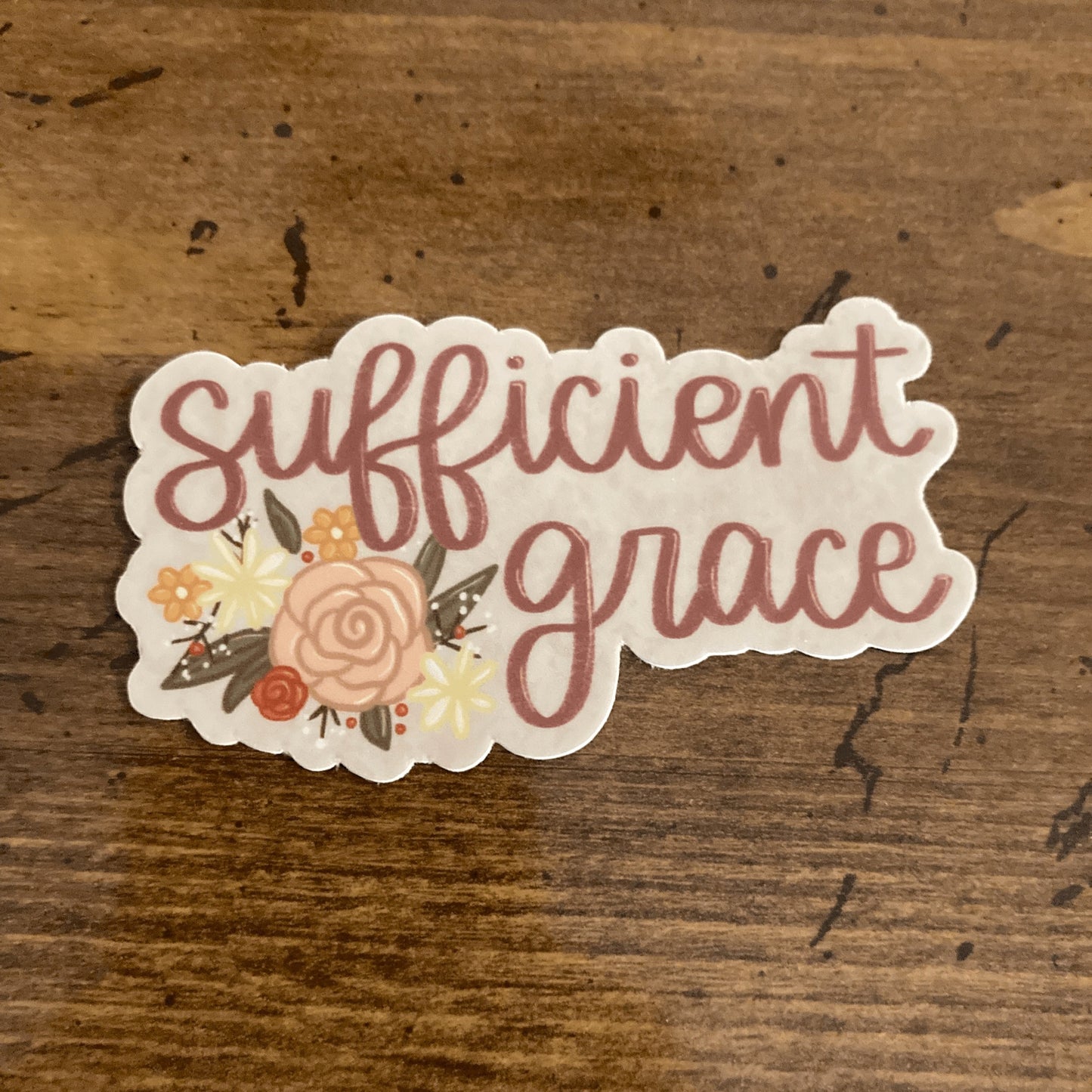 Sufficient Grace Sticker